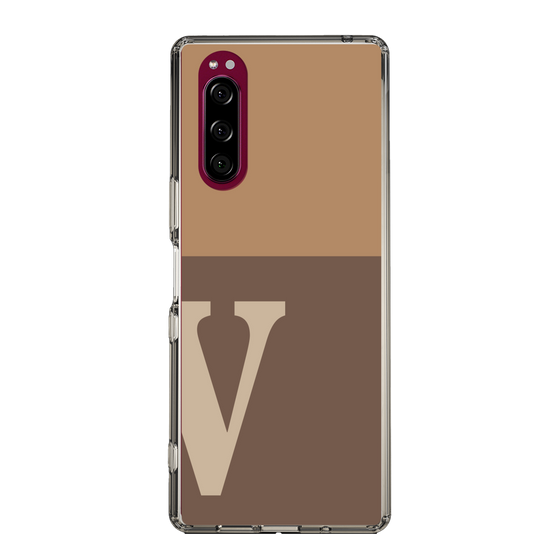 Slim Protection Case［ Original - initial two tone - V brown ］
