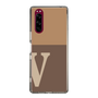 Slim Protection Case［ Original - initial two tone - V brown ］
