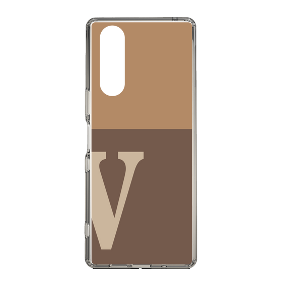 Slim Protection Case［ Original - initial two tone - V brown ］