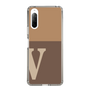 Slim Protection Case［ Original - initial two tone - V brown ］