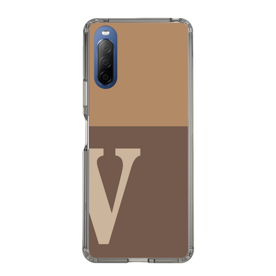 Slim Protection Case［ Original - initial two tone - V brown ］