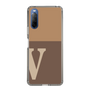 Slim Protection Case［ Original - initial two tone - V brown ］
