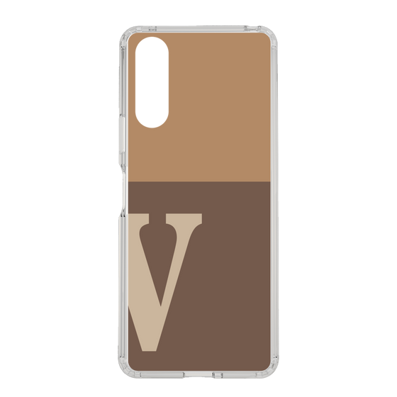 Slim Protection Case［ Original - initial two tone - V brown ］