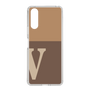 Slim Protection Case［ Original - initial two tone - V brown ］
