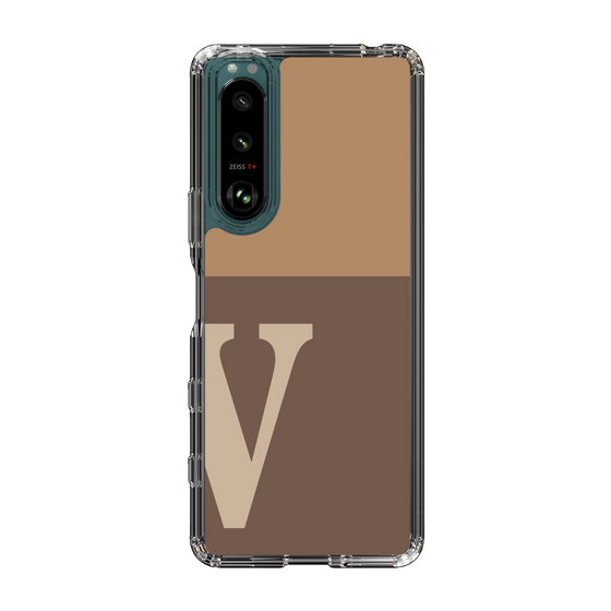Slim Protection Case［ Original - initial two tone - V brown ］