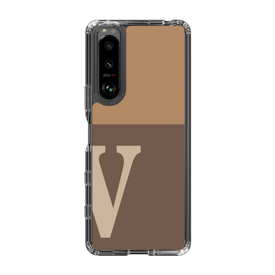 Slim Protection Case［ Original - initial two tone - V brown ］