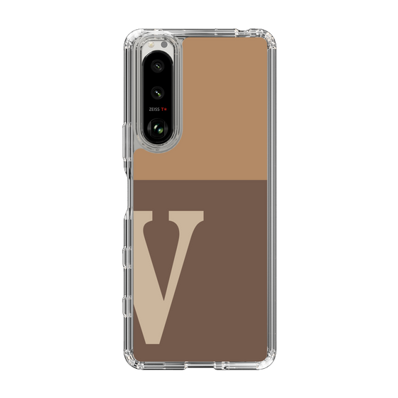 Slim Protection Case［ Original - initial two tone - V brown ］