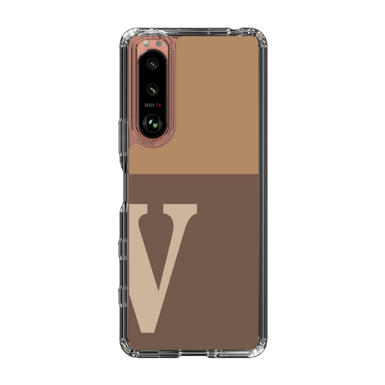 Slim Protection Case［ Original - initial two tone - V brown ］
