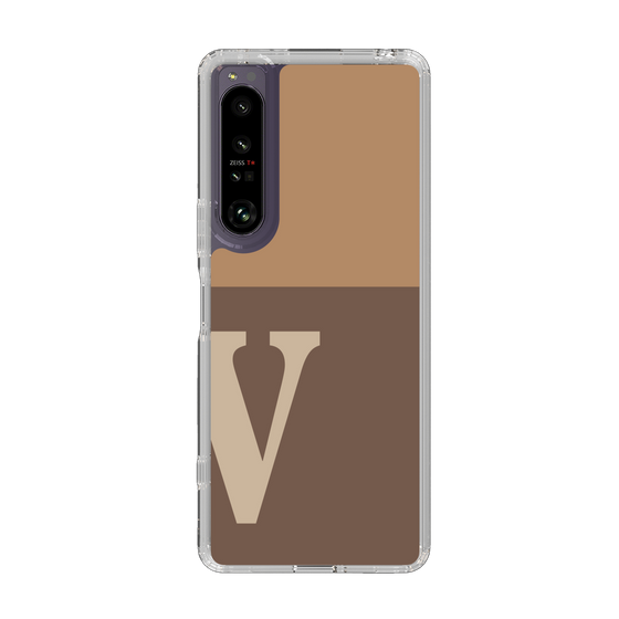 Slim Protection Case［ Original - initial two tone - V brown ］