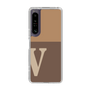 Slim Protection Case［ Original - initial two tone - V brown ］