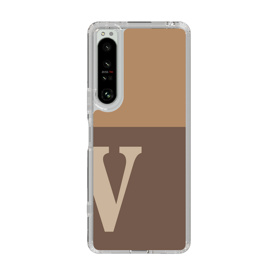 Slim Protection Case［ Original - initial two tone - V brown ］