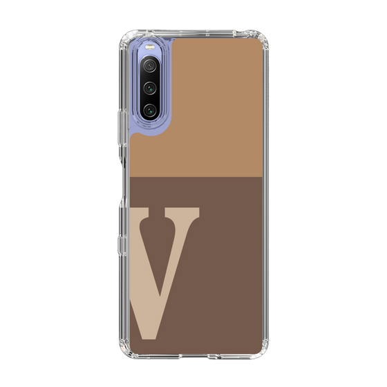 Slim Protection Case［ Original - initial two tone - V brown ］