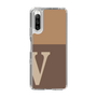 Slim Protection Case［ Original - initial two tone - V brown ］