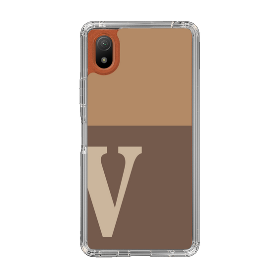 Slim Protection Case［ Original - initial two tone - V brown ］