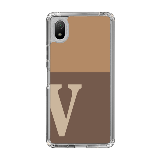 Slim Protection Case［ Original - initial two tone - V brown ］