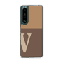Slim Protection Case［ Original - initial two tone - V brown ］
