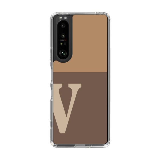 Slim Protection Case［ Original - initial two tone - V brown ］