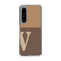 Slim Protection Case［ Original - initial two tone - V brown ］