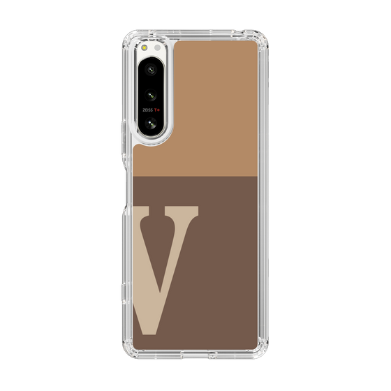 Slim Protection Case［ Original - initial two tone - V brown ］