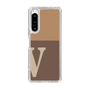 Slim Protection Case［ Original - initial two tone - V brown ］