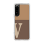 Slim Protection Case［ Original - initial two tone - V brown ］