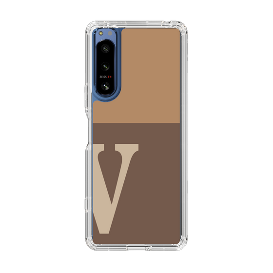 Slim Protection Case［ Original - initial two tone - V brown ］