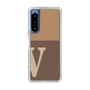 Slim Protection Case［ Original - initial two tone - V brown ］