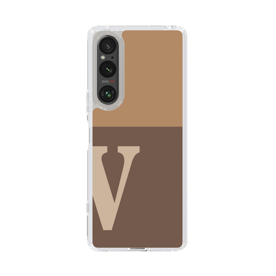 Slim Protection Case［ Original - initial two tone - V brown ］