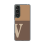 Slim Protection Case［ Original - initial two tone - V brown ］