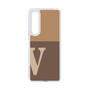 Slim Protection Case［ Original - initial two tone - V brown ］