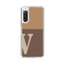 Slim Protection Case［ Original - initial two tone - V brown ］