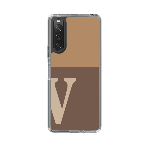 Slim Protection Case［ Original - initial two tone - V brown ］