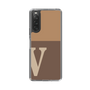 Slim Protection Case［ Original - initial two tone - V brown ］
