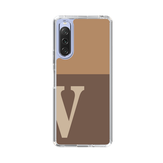 Slim Protection Case［ Original - initial two tone - V brown ］