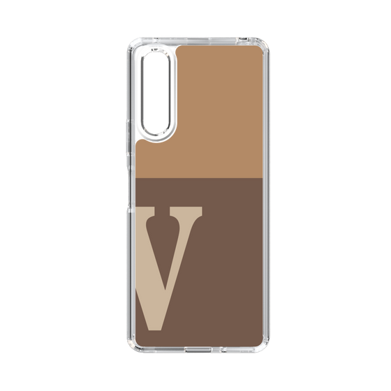 Slim Protection Case［ Original - initial two tone - V brown ］