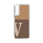 Slim Protection Case［ Original - initial two tone - V brown ］