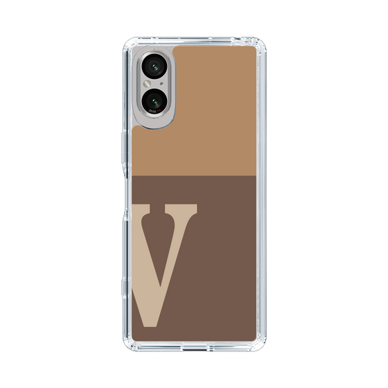 Slim Protection Case［ Original - initial two tone - V brown ］