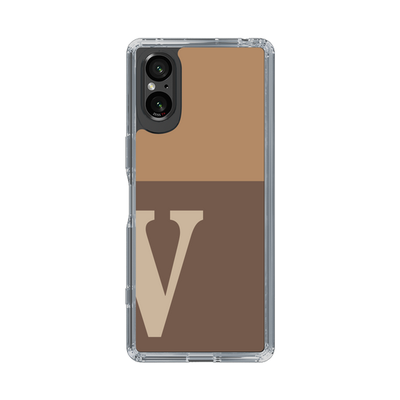 Slim Protection Case［ Original - initial two tone - V brown ］