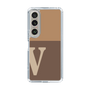 Slim Protection Case［ Original - initial two tone - V brown ］