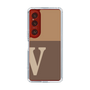 Slim Protection Case［ Original - initial two tone - V brown ］