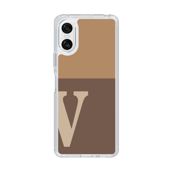 Slim Protection Case［ Original - initial two tone - V brown ］