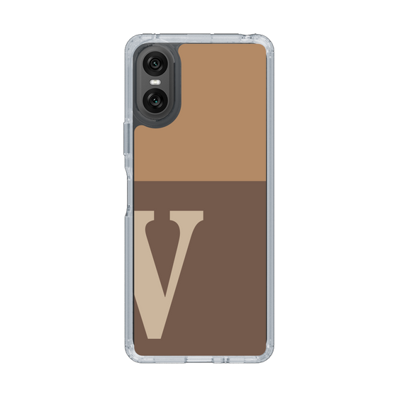 Slim Protection Case［ Original - initial two tone - V brown ］