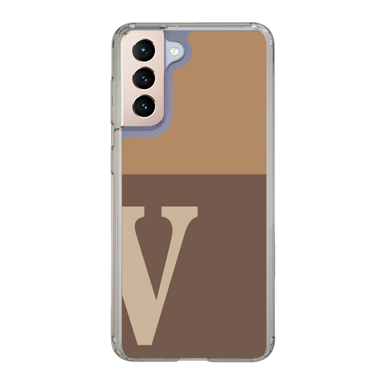 Slim Protection Case［ Original - initial two tone - V brown ］