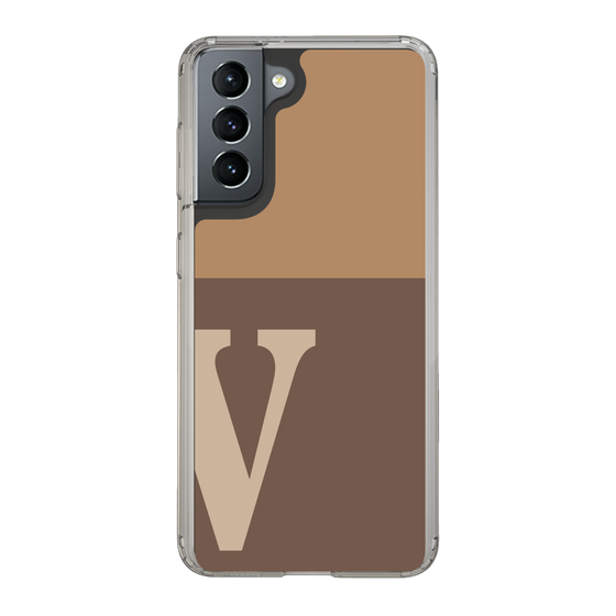 Slim Protection Case［ Original - initial two tone - V brown ］