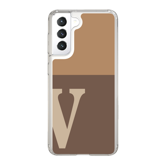 Slim Protection Case［ Original - initial two tone - V brown ］