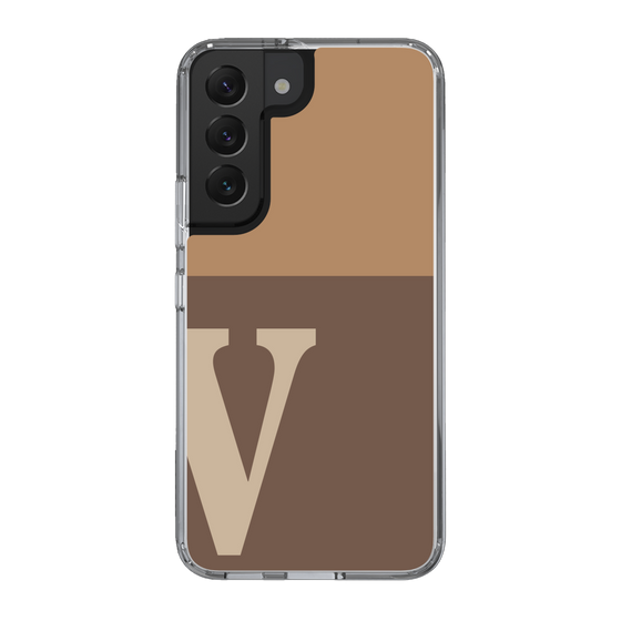 Slim Protection Case［ Original - initial two tone - V brown ］
