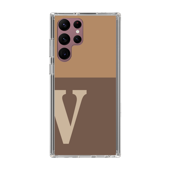 Slim Protection Case［ Original - initial two tone - V brown ］