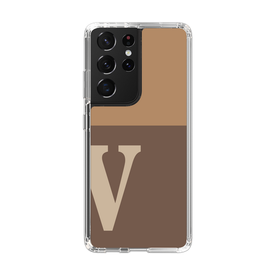 Slim Protection Case［ Original - initial two tone - V brown ］