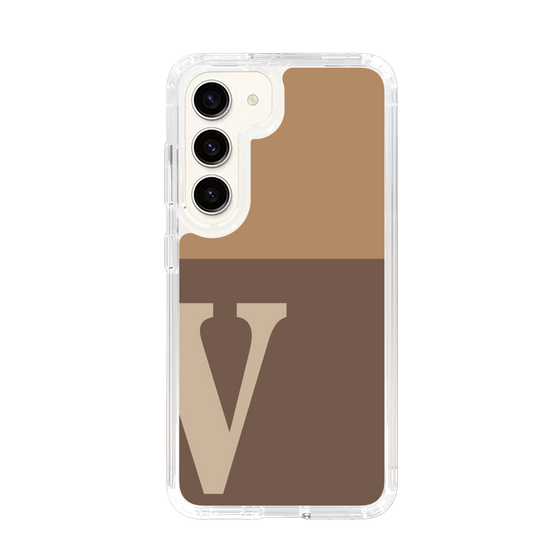 Slim Protection Case［ Original - initial two tone - V brown ］