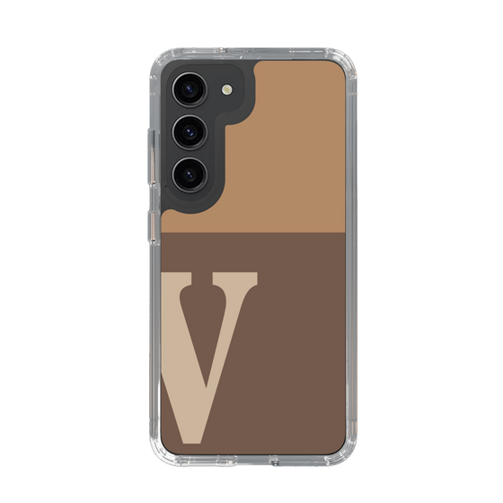 Slim Protection Case［ Original - initial two tone - V brown ］